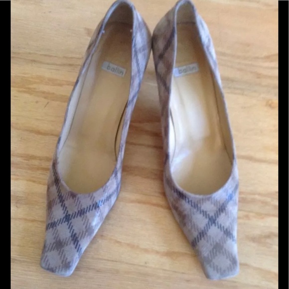 BALLIN MADE IN italy plaid pumps 40 10 - Picture 6 of 7